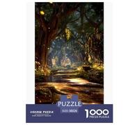 Forestaa magica, Puzzles 1000 Pezzi Gioco Di Sfida GioGattotolo Adulti E Bambini Percorso Gioco Di Puzzle Divertimento Famiglia Esercizio Mentale Regalo Decorazione Casa 38x26cm/1000pcs