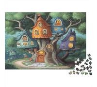 Forestaa meravigliosa Puzzle Per Adulti |Casa delle fiabe| 1000pcs (75x50cm) Puzzle Giochi EduGattoivi,decorazioni Per La Casa