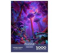 Forestaa Pluviale Fantastica Puzzles 1000 Pezzi Gioco Di Sfida Giocattolo Adulti E Bambini Piante Magiche Gioco Di Puzzle Sfida Educativa Esercizio Mentale Regalo Decorazione Casa 70x50cm/1000pcs