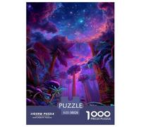 Forestaa Pluviale Fantastica Puzzles 1000 Pezzi Gioco Di Sfida Giocattolo Adulti E Bambini Piante Magiche Gioco Di Puzzle Divertimento Famiglia Rilassamento Regalo Decorazione Casa 38x26cm/1000pcs