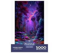 Forestaa Pluviale Fantastica Puzzles 1000 Pezzi Gioco Di Sfida Giocattolo Adulti E Oltre 12 Anni Piante Magiche Gioco Di Puzzle Sfida Educativa Tempo Libero Regalo Decorazione Casa 70x50cm/1000pcs