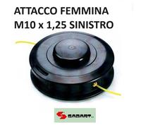 FORESTAL TESTINA DECESPUGLIATORE BATTI E VAI DADO FEMMINA M10X1,25 SX FEMMINA