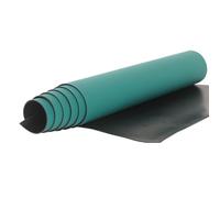 forestalk Anti Static Mat Roll, ESD-Dissipative Rubber Mats per la riparazione del computer, Copertura del banco da lavoro di saldatura, Resistente al calore, Spessore 3mm, Dimensioni 0.6x1m