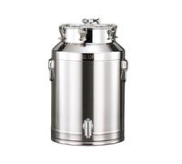forestalk Fermentatore in acciaio inossidabile 304 con Airlock Attrezzatura per fermentazione di birra e vino, capacità 64 l, secchio per alimenti (dimensioni: 40 x 54 cm/64 L)