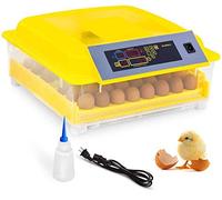 forestalk Incubatrice automatica per uova con controllo della temperatura e paletta per uova da cova per polli, anatre, quaglie e uccelli, contiene 12 uova