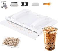 forestalk Macchina per la creazione di perle di tapioca, strumento manuale per formare perle di tè da 3-12 mm per dessert e tè al latte, facile da usare