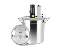 forestalk Mescolatore elettrico per pentole, miscelatore per malta a velocità regolabile, miscelatore per marmellata da 40 litri con raschietto a 4 lame, strumento portatile per mescolare la cucina
