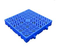 forestalk Pallet di Plastica Nestabili per Seminterrato E Garage, Impermeabile Pad della Griglia di Stoccaggio del Polietilene, Protezione Antiscivolo per Il Magazzino del Supermercato, 100X60 Cm