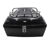 forestalk Scatola di coda motociclistica, scatola di stoccaggio del casco del tronco universale per moto motocicli per motocicli portanti portanti durevoli per l'incrociatore da tour