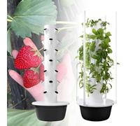 forestalk Sistema idroponico con luci a LED - Kit da giardino verticale automatizzato per coltivare verdure a foglia, meloni e fragole, soluzione per la coltivazione di piante da interno