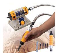 forestalk Strumento di Intaglio a scalpello Elettrico Strumento di Intaglio a scalpello Elettrico in Legno Elettrico Strumento di Intaglio a scalpello 550W 220 V (Basic) TDF