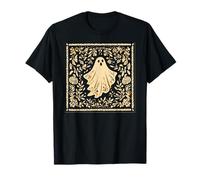 Forestcore Ghost Linocut Print - Folklore e magia della Natura Maglietta
