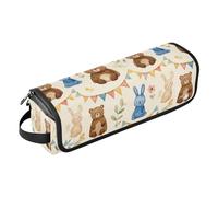 Foreste Animale Beige Hot Hair Tools Borsa da viaggio per ferri da stiro, piastre, ferro arricciacapelli e accessori per la cura dei capelli Organizzatore Accessori per capelli Accessori per capelli