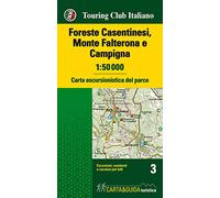 Foreste Casentinesi, Monte Falterone e Campigna 1:50.000. Carta escursionistica del parco. Con Libro: Foreste Casentinesi, Monte Falterone e Campigna. Guida del parco