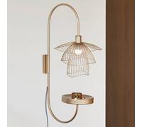 Forestier Applique Papillon XS, crema, metallo, E14 Forestier