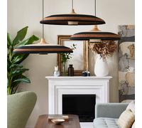 Forestier Grass lampada a sospensione M, marrone Forestier