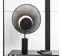 Forestier Oyster lampada da tavolo di design, nero Forestier