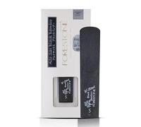 Forestone Ancia sintetica per sassofono contralto W-Blast in bambù nero con fibra di bambù e miscela di carbonio, taglio francese con profilo sonoro scuro e classico, lunga durata, made in Japan Soft
