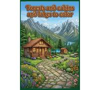 Forests and cabins and lakes to color: Relax and Let Your Imagination Soar in Nature