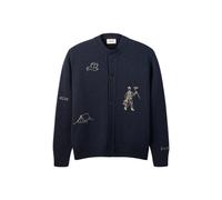 Forét, ,Knitwear ,Uomo ,Blu ,M Bird Embroidery Knit Jacket