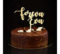 Foreva, topper per torta Mr & Mrs, in EVA, con sagoma dorata, personalizzabile con sposa e sposo, per fidanzamento, futura sposa, matrimonio, regali di nozze per coppie, 15,2 cm