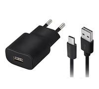 Forever 10W Caricatore USB C 2A con Cavo USB-C Nero - Presa USB Versatile per Telefoni e Accessori - Carica Cellulare - Alimentatore USB C per Dati - Caricabatterie Multiuso Universale - USB Charger