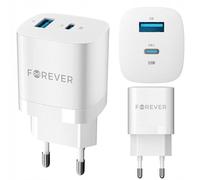 Forever 21 Forever - Caricabatterie rapido GaN 33 W per Honor 70 Lite - Magic 5 Pro - 5 Lite - Vs/Google Pixel 7a - 7 Pro - 7 / Huawei Mate X3 / Vivo V23 / Motorola Razr 40, bianco