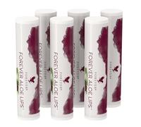 Forever Aloe Lips - Balsamo Labbra Idratante con Aloe Vera, Jojoba e Cera d’Api - Pack da 6 Stick per Protezione delle Labbra - 4,25 g cad.