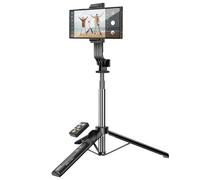 Forever, Bastone selfie Bluetooth + funzione treppiede Estendibile 100 cm Nero