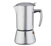 Kaufgut Miss Diamond 121901 - Caffettiera da 2 tazze, in acciaio INOX, multicolore