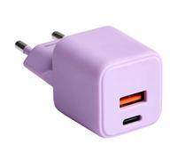 Forever, Caricatore da rete rapido USB-A 18W QC / USB-C 30W PD Compatto GaN