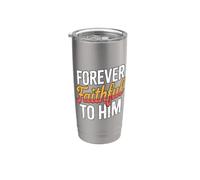 Forever Faithful To Him Bicchiere termico in acciaio inox doppia parete