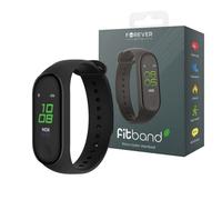 FOREVER Fitband - Braccialetto fitness connesso tracker attività e frequenza cardiaca discreta e leggera, lunga durata