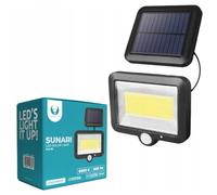 FOREVER FLS-06 lampada solare a LED per esterni con sensore PIR di movimento e crepuscolare/pannello solare con montaggio indipendente/tre modalità di illuminazione