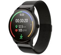 FOREVER Smartwatch ForeVive 2 SB-330 - Orologio Intelligente Uomo Donna, Notifiche, Monitoraggio Salute, Cardiofrequenzimetro, Sport, IP68, Touchscreen 1.28", Nero (Nero)