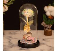 Forever Galaxy Rose Flower Gift Decorazione per la casa Romantica per San