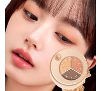 FOREVER KEY - 3 Colors Eyeshadow Palette - E01 Tree Shadow #E01 Tree Shadow - 2.2g