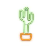 Neon LED Luce Cactus Arancione Verde Pipistrello USB FLNEO2 Forever Luce