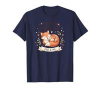 Forever My Little Foxes - papà & Me Cute Wildlife Maglietta
