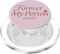 Forever My Person - Tipografia romantica minima PopSockets PopGrip per MagSafe