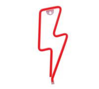 Forever Neon Led Light Bolt Rosso Bat+usb