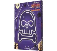 Forever Neon Plexi Led Teschio Con Osso Bianco Teschio Parete Neon