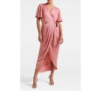 Forever New Carolina Satin Midi Dress Wild Rose Taglia: 10 | Abiti Midi Outlet | Donna | Rosa