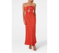 Forever New Fletcher Tear Drop Satin Gown Lip Stain Taglia: 12 | Maxi abiti Outlet | Donna |
