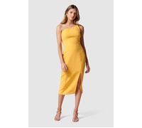 Forever New Franca One Shoulder Midi Dress Amber Taglia: 14 | Abiti Midi Outlet | Donna | Giallo
