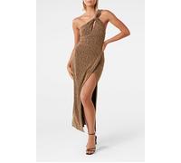 Forever New Kairo One Shoulder Glitter Maxi Gold Taglia: 14 | Abiti Midi Outlet | Donna | Giallo