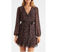 Forever New Lula Pleat Detail Mini Dress Ruby Parkhill Ditsy Taglia: 14 | Abiti in T-Shirt Outlet | Donna