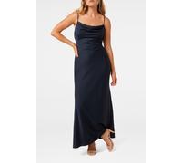 Forever New Mia Petite Boat Neck Satin Maxi Dress Navy Taglia: 14 | Maxi abiti Outlet | Donna | Blu