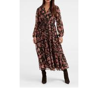 Forever New Pixie Long Sleeve Boho Maxi Dress Kingsford Floral Taglia: 6 | Abiti Midi Outlet | Donna