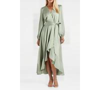 Forever New Susanna High Low Hem Dress Sage Taglia: 6 | Maxi abiti Outlet | Donna | Verde